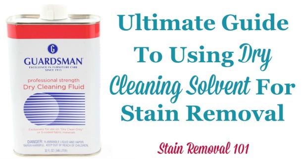 Tips to remove fresh stains ( oil stain, ink stain, sweat stain ) 6